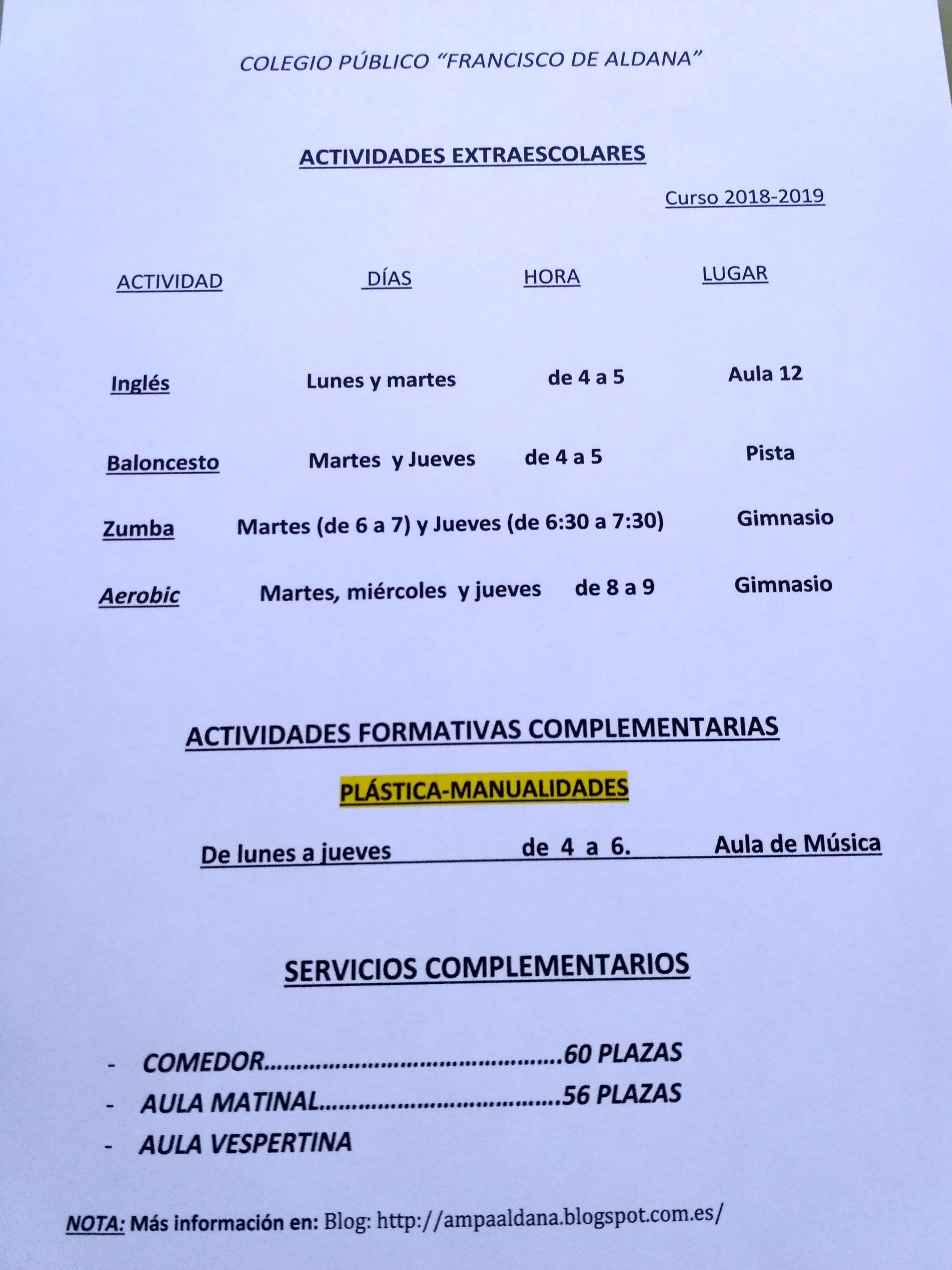 foto extraescolares